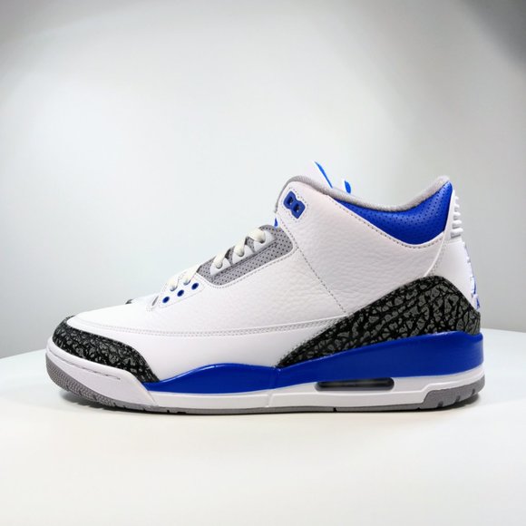 AIR JORDAN 3 RETRO 'RACER BLUE' - Picture 4 of 4